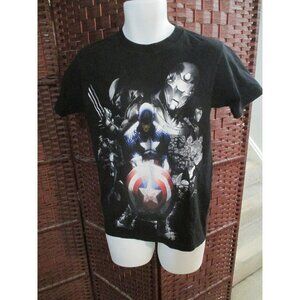 Marvel Mad Engine T shirt Captain America Avengers Adult Small